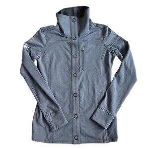 Kuhl Women’s Krush Jacket Sz XS Funnel Neck Grey Outdoors Hiking GUC